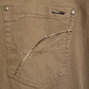 Simon Chang Demin 5-Pocket Jean Style Pants Womens 20